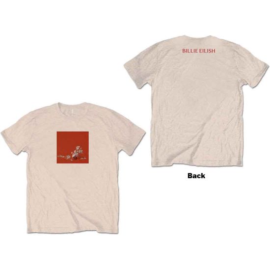 Billie Eilish: Therefore I Am (Back Print) - Natural T-Shirt