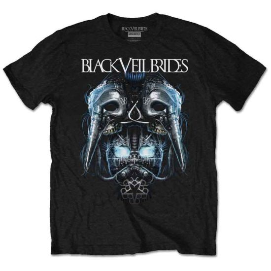 Black Veil Brides: Metal Mask - Black T-Shirt