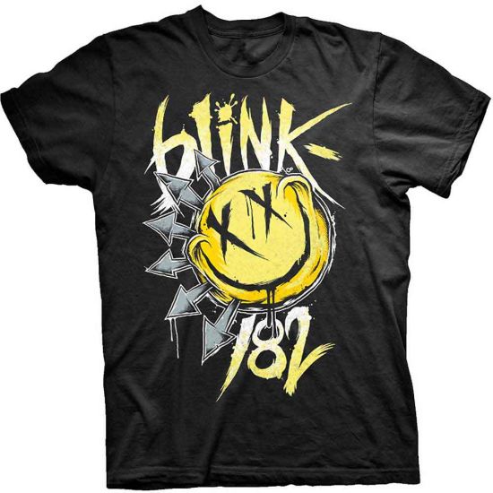 Blink-182: Big Smile - Black T-Shirt