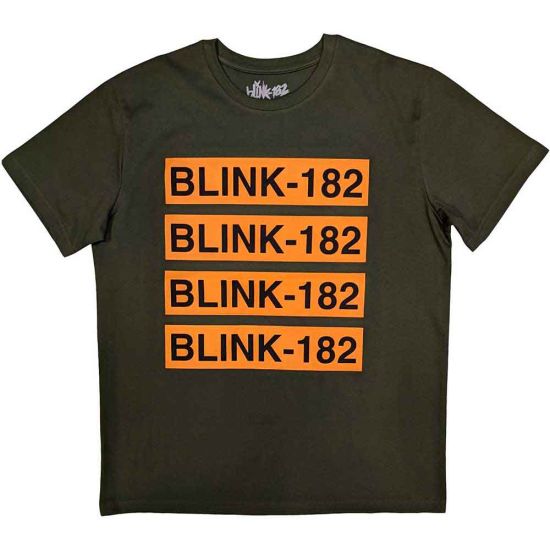 Blink-182: Log Repeat - Military Green T-Shirt