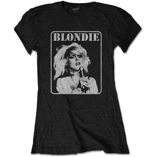 Blondie: Presente Poster - Ladies Black T-Shirt