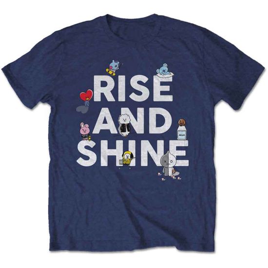 BT21: Rise And Shine - Navy Blue T-Shirt