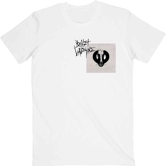 Bullet For My Valentine: Album Cropped & Logo - White T-Shirt