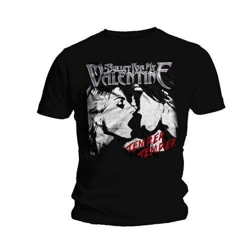 Bullet For My Valentine: Temper Temper Kiss - Black T-Shirt