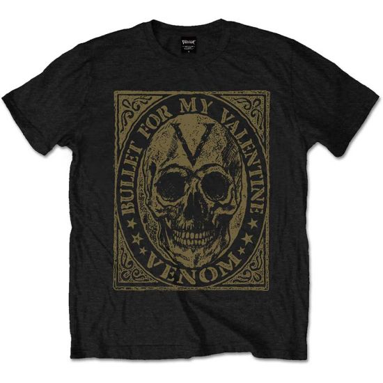 Bullet For My Valentine: Venom Skull - Black T-Shirt