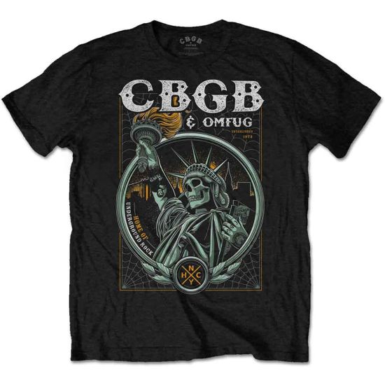 CBGB: Liberty - Black T-Shirt