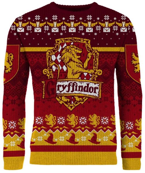 Buy the Gryffindor Christmas Jumper (Free Delivery) - Merchoid UK