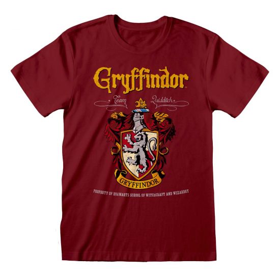 Harry Potter: Gryffindor Red Crest T-Shirt - Merchoid