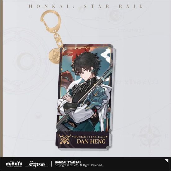 Honkai: Dan Heng Star Rail Character Acrylic Keychain (9cm) - Merchoid