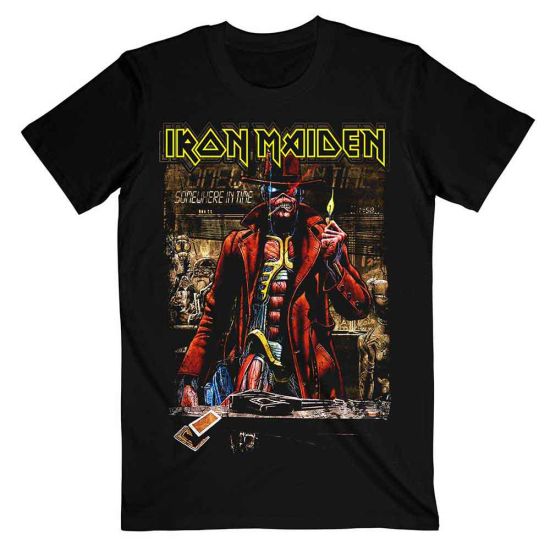 Iron Maiden: Stranger Sepia - Black T-Shirt