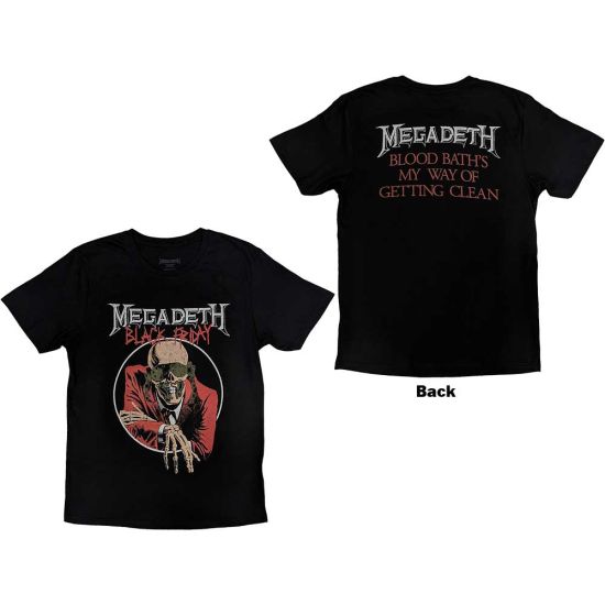 Megadeth: Black Friday (Back Print) - Black T-Shirt