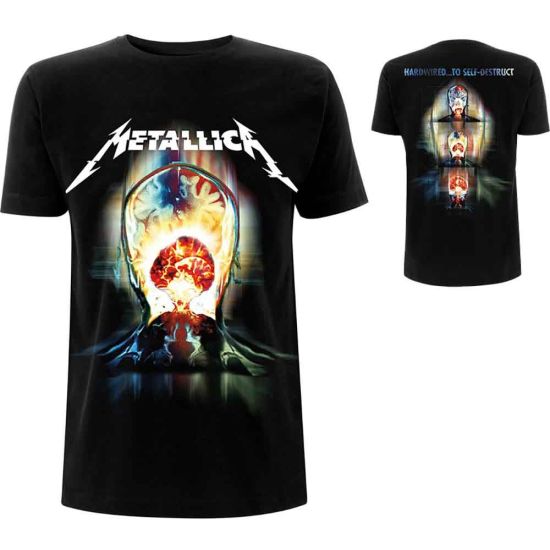 Metallica: Exploded (Back Print) - Black T-Shirt
