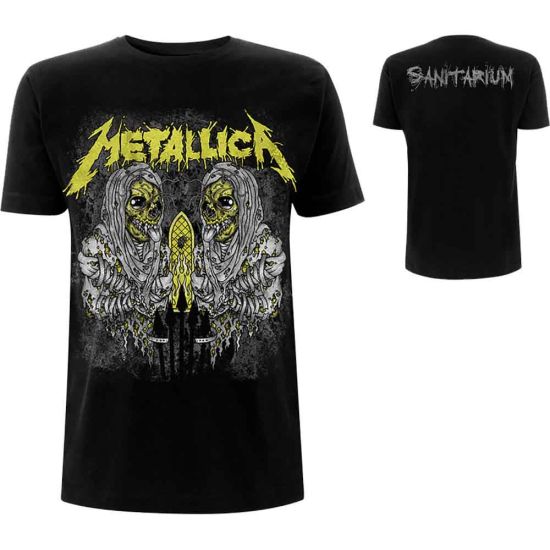 Metallica: Sanitarium (Back Print) - Black T-Shirt