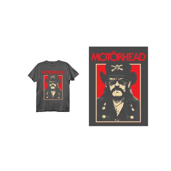 Motorhead: Lemmy RJ - Charcoal Grey T-Shirt