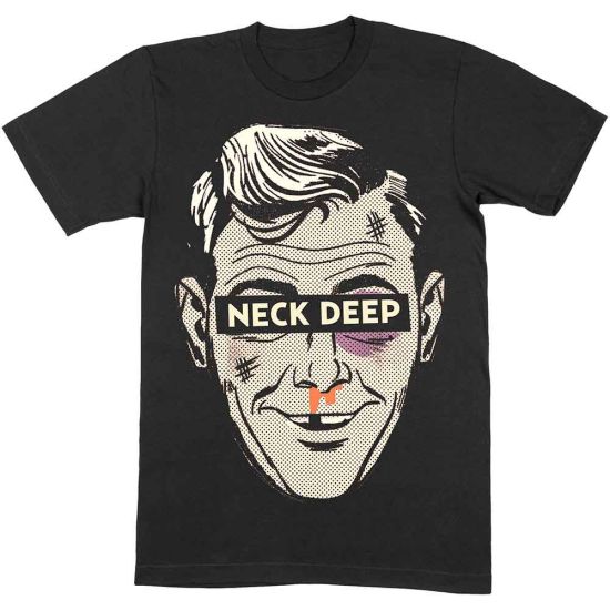 Neck Deep: Ned - Black T-Shirt