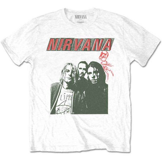 Nirvana: Flipper - White T-Shirt