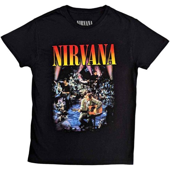 Nirvana: Unplugged Photo - Black T-Shirt