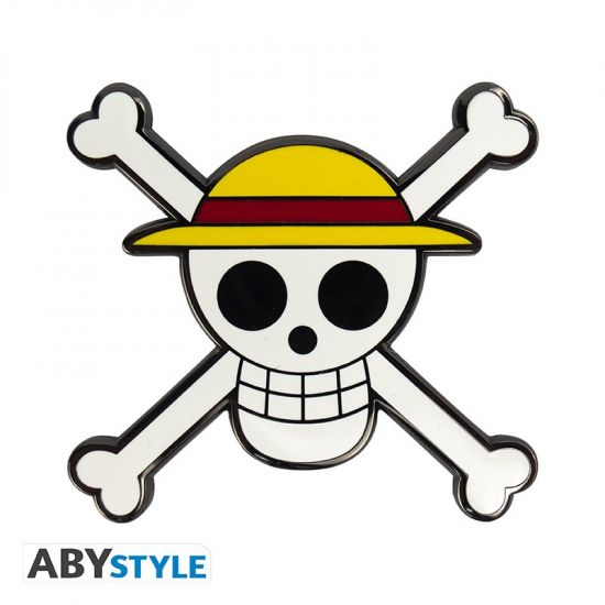 One Piece: Skull 400ml Glass & A6 Notebook & Pin Badge Gift Set - Merchoid  Australia