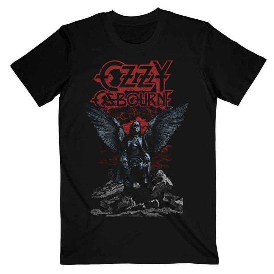 Ozzy Osbourne: Angel Wings - Black T-Shirt