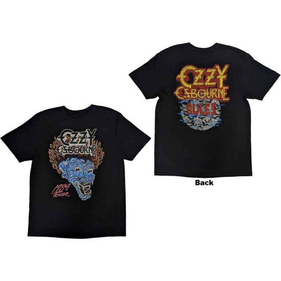 Ozzy Osbourne: Bark At The Moon Tour '84 (Back Print) - Black T-Shirt