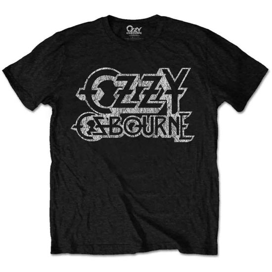 Ozzy Osbourne: Vintage Logo - Black T-Shirt