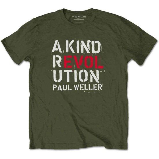 Paul Weller: A Kind Revolution - Military Green T-Shirt