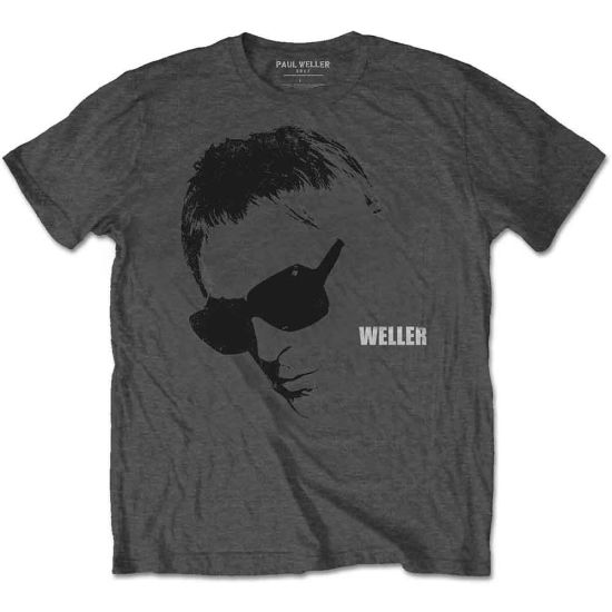 Paul Weller: Glasses Picture - Charcoal Grey T-Shirt