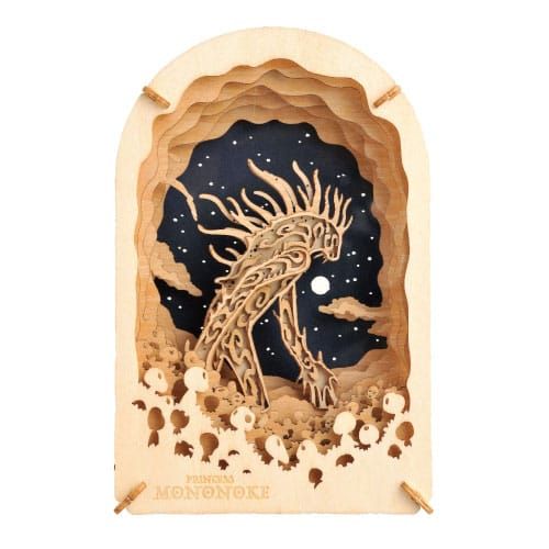 Princess Mononoke: Wood Style Night Walker Paper Theater Paper Model Kit Preorder