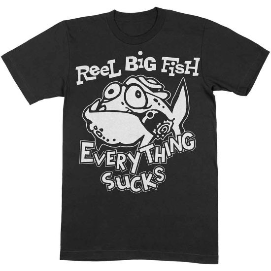 Reel Big Fish: Silly Fish - Black T-Shirt
