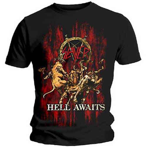 Slayer: Hell Awaits - Black T-Shirt