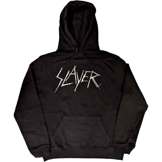 Slayer: Scratchy Logo - Black Pullover Hoodie