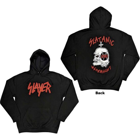 Slayer: Slatanic (Back Print) - Black Pullover Hoodie