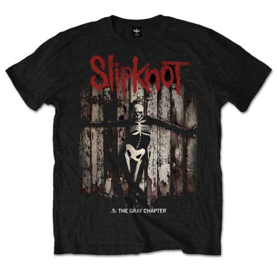 Slipknot: .5: The Gray Chapter Album - Black T-Shirt