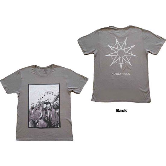 Slipknot: Amusement Park (Back Print) - Charcoal Grey T-Shirt