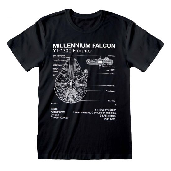 Relatief Glimmend Afwezigheid Star Wars: Millenium Falcon Manual T-Shirt - Merchoid