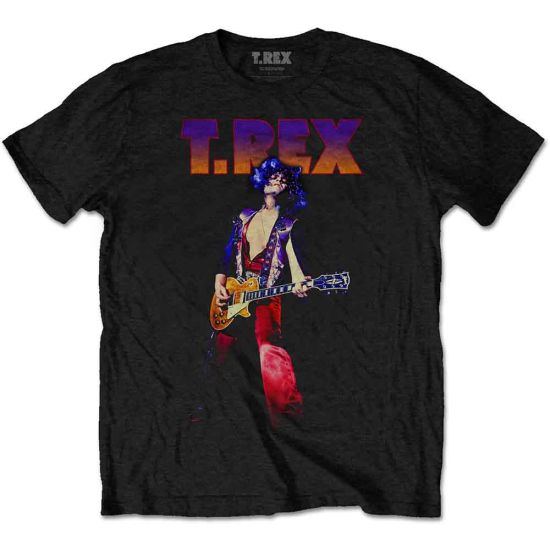 T-Rex: Rockin' - Black T-Shirt