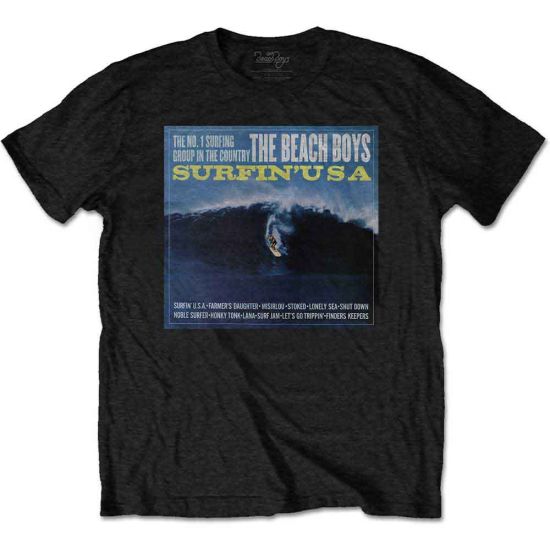 The Beach Boys: Surfin' USA - Black T-Shirt