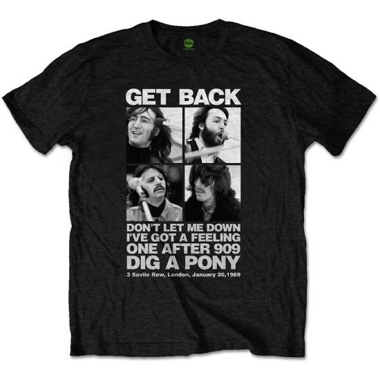 The Beatles: 3 Savile Row - Black T-Shirt