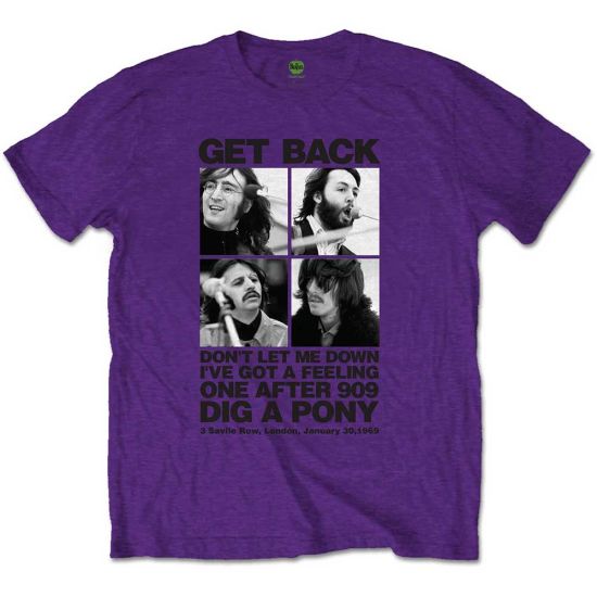 The Beatles: 3 Savile Row - Purple T-Shirt