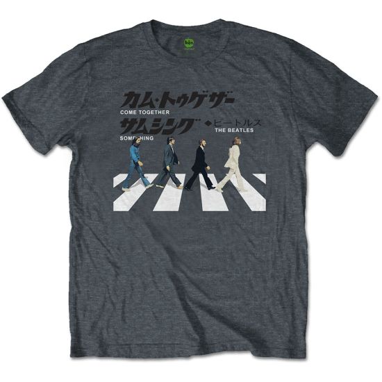 The Beatles: Abbey Road Japanese - Heather Grey T-Shirt