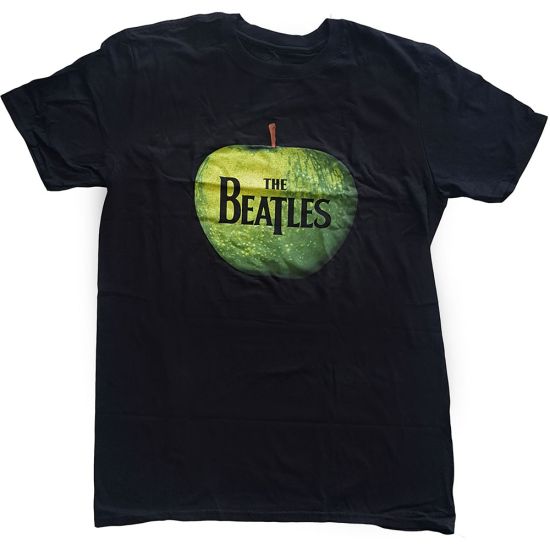 The Beatles: Apple Logo - Black T-Shirt