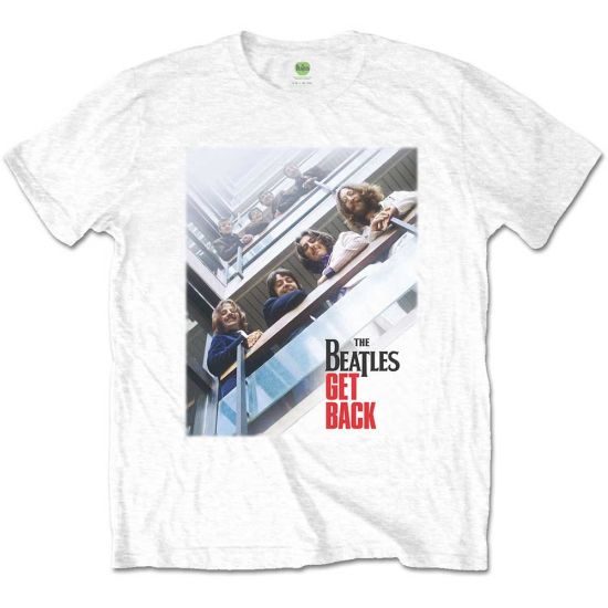 The Beatles: Get Back Poster - White T-Shirt