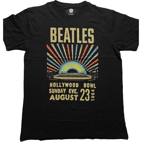 The Beatles: Hollywood Bowl (Embellished) - Black T-Shirt