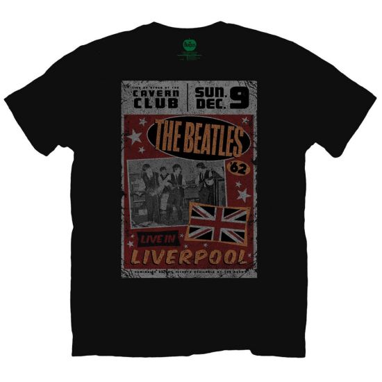 The Beatles: Live in Liverpool - Black T-Shirt