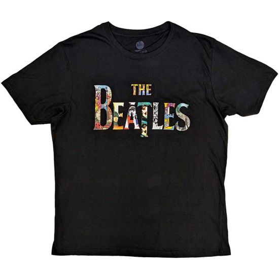 The Beatles: Logo Treatment - Black T-Shirt