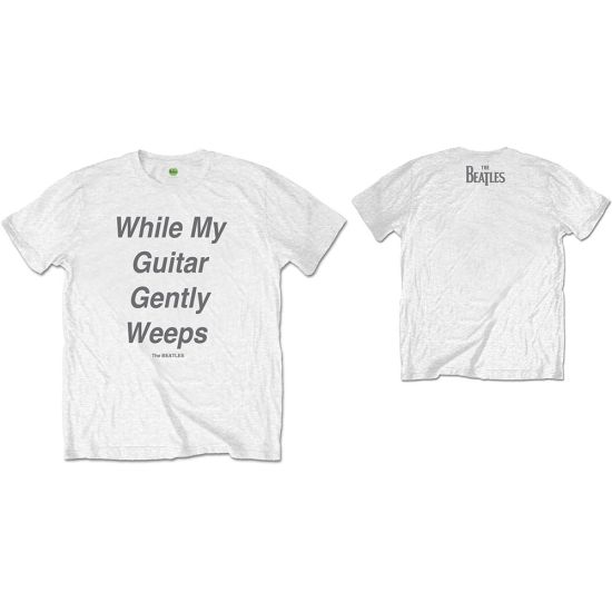 The Beatles: My Guitar Gently Weeps (Back Print) - White T-Shirt