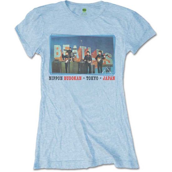 The Beatles: Nippon Budokan - Ladies Blue T-Shirt