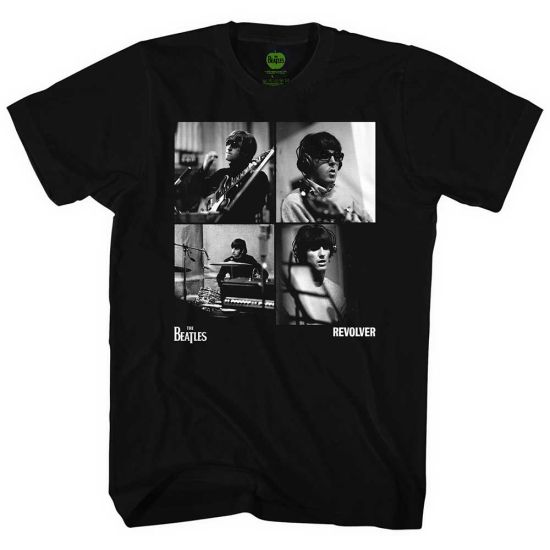The Beatles: Revolver Studio Shots - Black T-Shirt