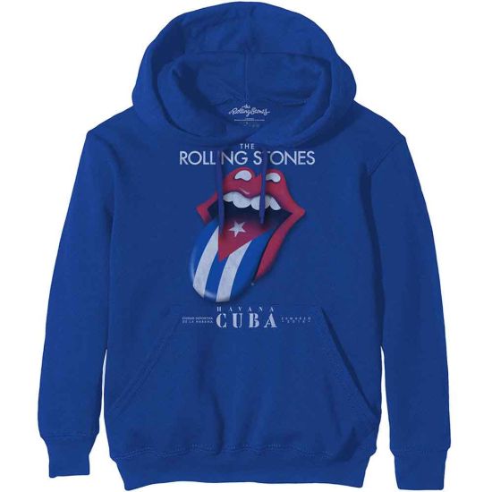 The Rolling Stones: Havana Cuba - Blue Pullover Hoodie