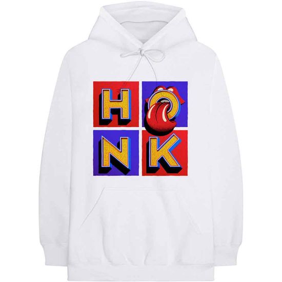 The Rolling Stones: Honk Album - White Pullover Hoodie